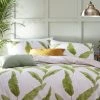 Furn. Plantain Botanical Leaves Reversible Duvet Cover And Pillowcase Set -Furn Online 116785s