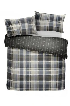 D&D Connolly Check Duvet Cover And Pillowcase Set -Furn Online 135615s3