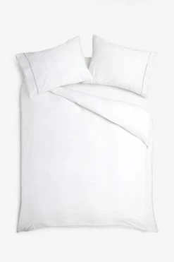 Alternative view of Next Collection Luxe 600 Thread Count 100% Cotton Sateen Duvet Cover And Pillowcase Set