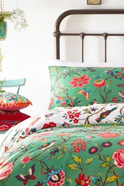 Furn. Pomelo Tropical Floral Reversible Duvet Cover And Pillowcase Set -Furn Online 200400s2