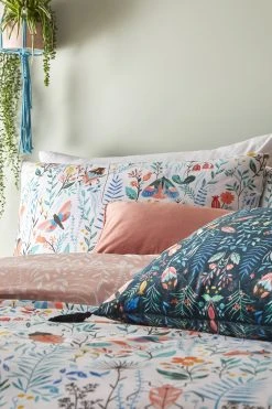 Furn. Mini Nature Floral Reversible Duvet Cover And Pillowcase Set -Furn Online 200443s3