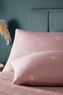 Alternative view of Furn. Bee Deco Geometric Reversible Duvet Cover And Pillowcase Set