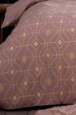 Furn. Bee Deco Geometric Reversible Duvet Cover And Pillowcase Set -Furn Online 243187s4