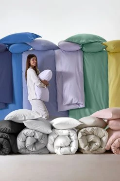 Next Easy Care Polycotton Duvet Cover And Pillowcase Set -Furn Online 258359s5