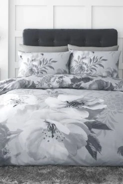 Catherine Lansfield Dramatic Floral Duvet Cover And Pillowcase Set