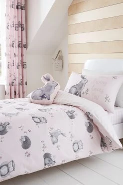 Catherine Lansfield Woodland Friends Easy Care Duvet Cover And Pillowcase Set