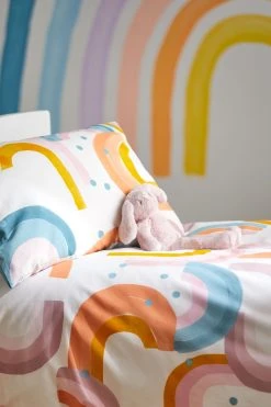Next Kids Scandi Rainbow Reversible Duvet Cover And Pillowcase Set 14 Next Kids Scandi Rainbow Reversible Duvet Cover And Pillowcase Set -Furn Online 350812s5