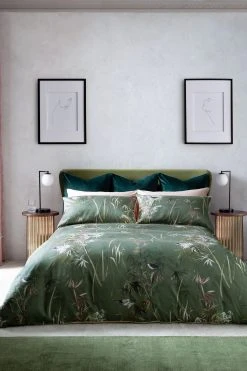 Next Collection Luxe 300 Thread Count 100% Cotton Sateen Duvet Cover And Pillowcase Set
