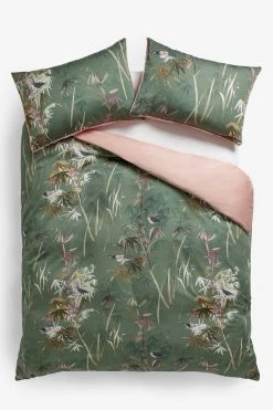 Next Collection Luxe 300 Thread Count 100% Cotton Sateen Duvet Cover And Pillowcase Set -Furn Online 475496s3