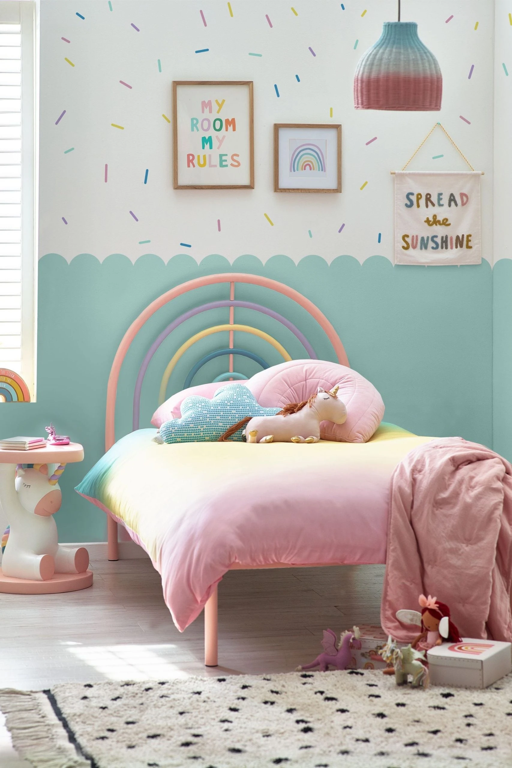 Next Kids Magical Ombré Glitter Duvet Cover And Pillowcase Set 3 Next Kids Magical Ombré Glitter Duvet Cover And Pillowcase Set
