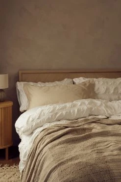 Next Malvern Textured Pleats Duvet Cover And Pillowcase Set -Furn Online 519050s4