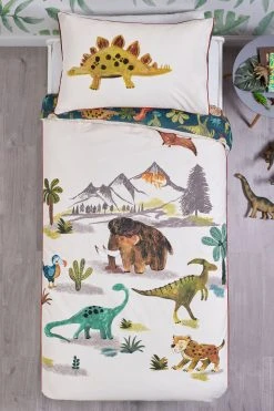 Next Kids Prehistoric Dinosaurs And Friends Reversible Duvet Cover And Pillowcase Set 11 Next Kids Prehistoric Dinosaurs And Friends Reversible Duvet Cover And Pillowcase Set -Furn Online 556702s2