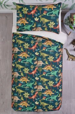 Next Kids Prehistoric Dinosaurs And Friends Reversible Duvet Cover And Pillowcase Set 12 Next Kids Prehistoric Dinosaurs And Friends Reversible Duvet Cover And Pillowcase Set -Furn Online 556702s3