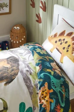 Next Kids Prehistoric Dinosaurs And Friends Reversible Duvet Cover And Pillowcase Set 14 Next Kids Prehistoric Dinosaurs And Friends Reversible Duvet Cover And Pillowcase Set -Furn Online 556702s5