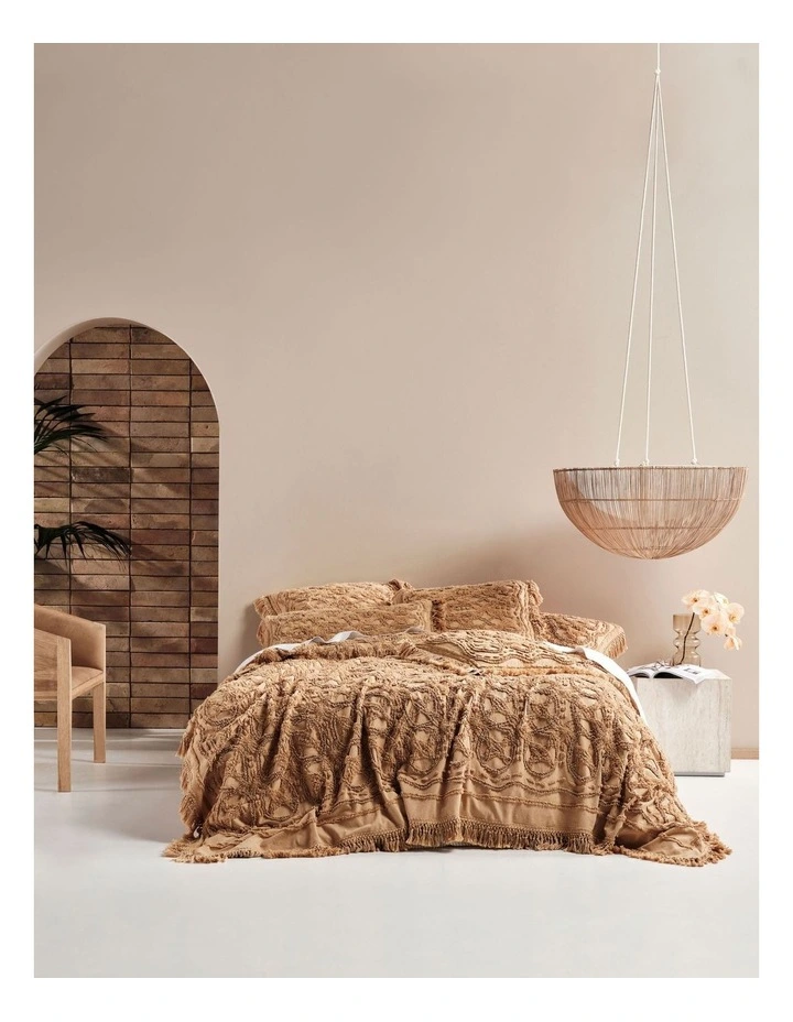 Linen House Somers European Pillowcase Biscotti 5 Linen House Somers European Pillowcase Biscotti - Image 3
