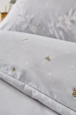 Catherine Lansfield Bee Happy Duvet Cover And Pillowcase Set -Furn Online 623647s3