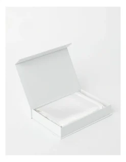 Heritage Luxe Silk Pillowcase In White