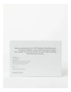 Heritage Luxe Silk Pillowcase In White 9 Heritage Luxe Silk Pillowcase In White -Furn Online 653987980 653985730 4 2 720x928