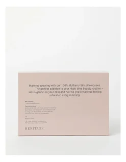 Heritage Luxe Silk Pillowcase In Blush -Furn Online 653987980 653985910 4 2 720x928