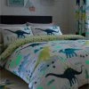 Bedlam Kids Glow In The Dark Dino Duvet Cover And Pillowcase Set -Furn Online 657 171s