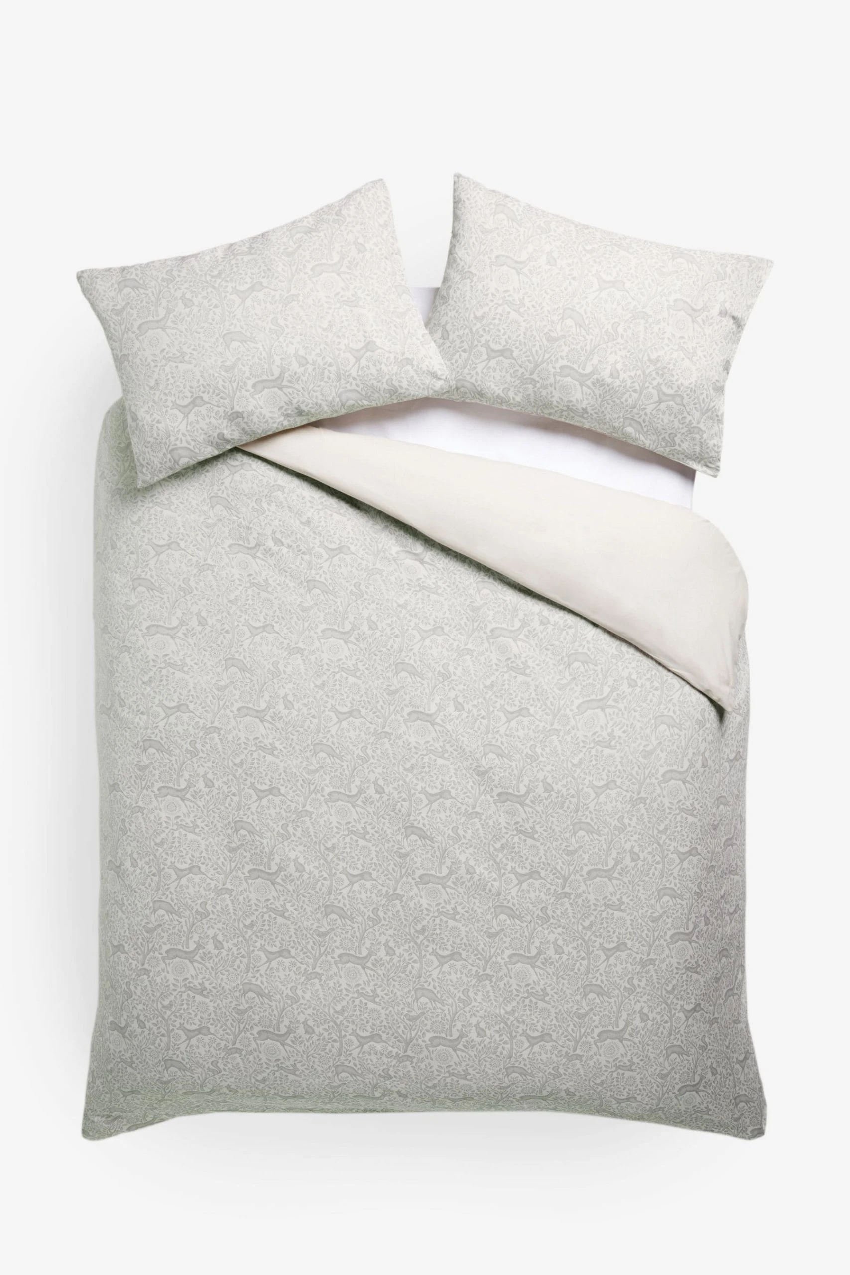 Next Woodland Jacquard Duvet Cover And Pillowcase Set 8 Next Woodland Jacquard Duvet Cover And Pillowcase Set - Image 6