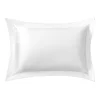 Lanham Silk Tailored Pillowcase In Snow 2 Lanham Silk Tailored Pillowcase In Snow -Furn Online 787462300 1 720x928