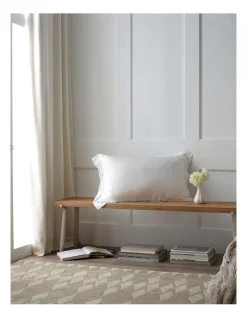 Alternative view of Lanham Silk Tailored Pillowcase In Snow