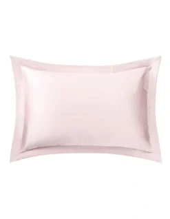 Lanham Silk Tailored Pillowcase In Shell
