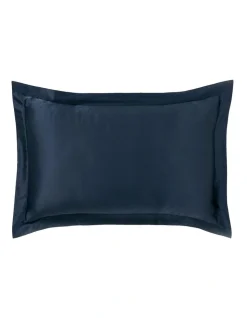 Lanham Silk Tailored Pillowcase In Midnight