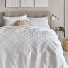 Next Embossed Geometric Duvet Cover And Pillowcase Set -Furn Online 801 908s