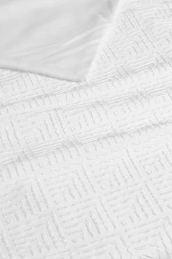 Next Embossed Geometric Duvet Cover And Pillowcase Set 9 Next Embossed Geometric Duvet Cover And Pillowcase Set -Furn Online 801908s4