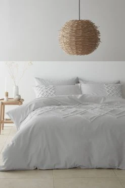 Pineapple Elephant Tufted Cotton Diamond Duvet Cover And Pillowcase Set