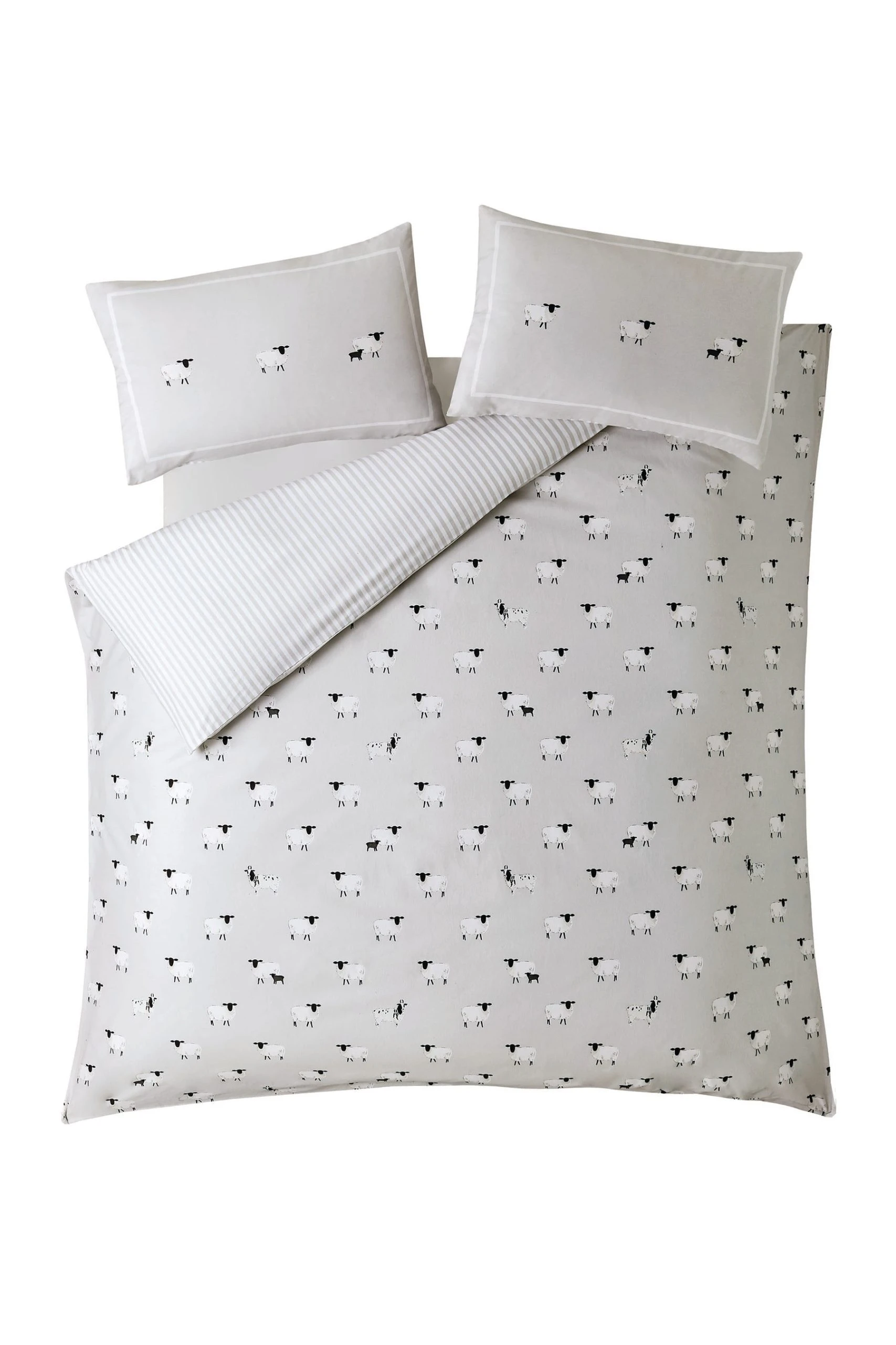 Sophie Allport Sheep Cotton Duvet Cover And Pillowcase Set 5 Sophie Allport Sheep Cotton Duvet Cover And Pillowcase Set - Image 3