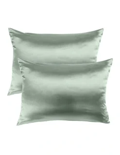 Mulberry Soft Silk Hypoallergenic Pillowcase Twin Pack 51 X 76cm