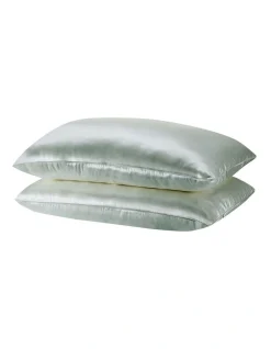 Mulberry Soft Silk Hypoallergenic Pillowcase Twin Pack 51 X 76cm -Furn Online 865755730 4 1 720x928