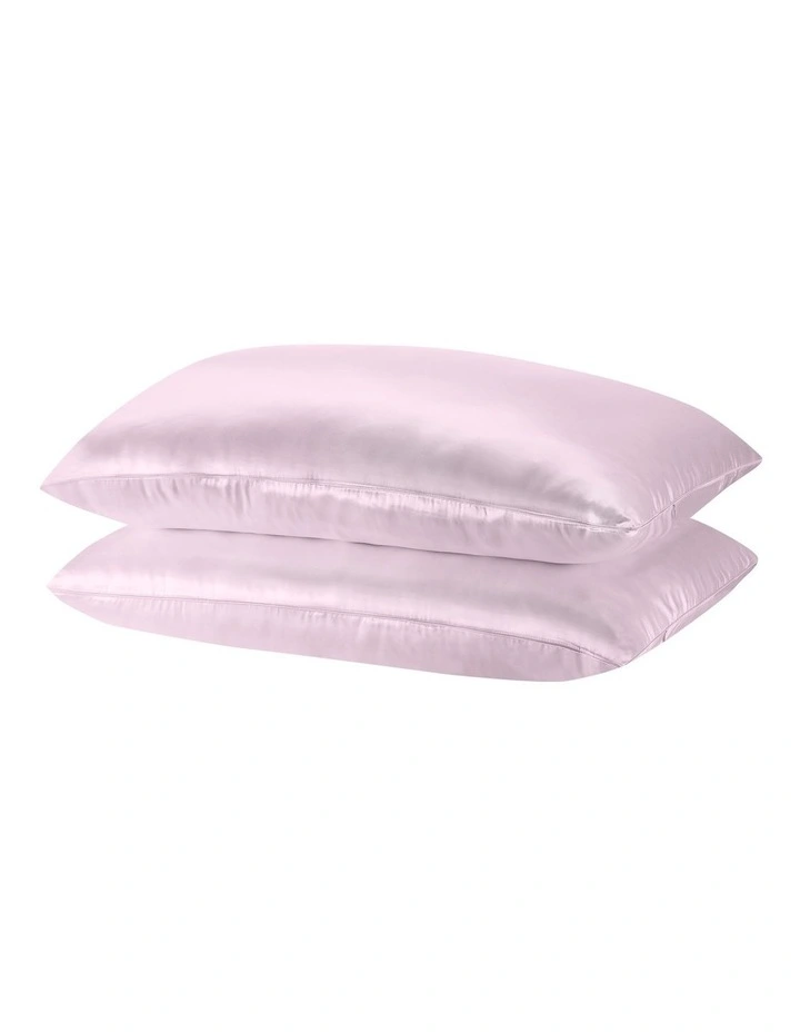 Mulberry Soft Silk Hypoallergenic Pillowcase Twin Pack 51x76cm In Lilac 6 Mulberry Soft Silk Hypoallergenic Pillowcase Twin Pack 51x76cm In Lilac - Image 4