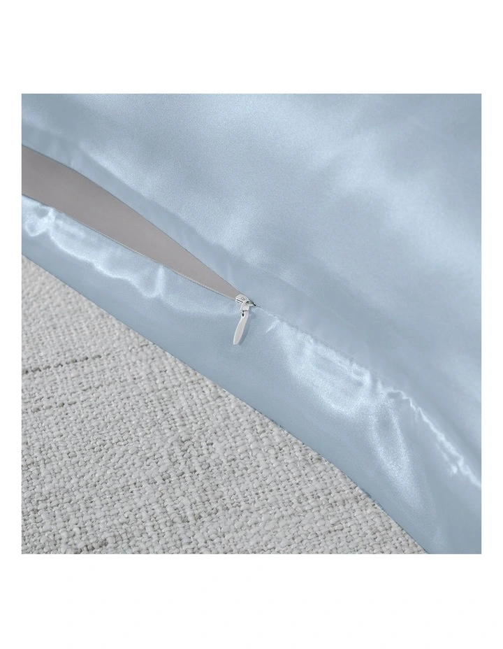 Mulberry Soft Silk Hypoallergenic Pillowcase Twin Pack 51x76cm In Light Blue 8 Mulberry Soft Silk Hypoallergenic Pillowcase Twin Pack 51x76cm In Light Blue - Image 6
