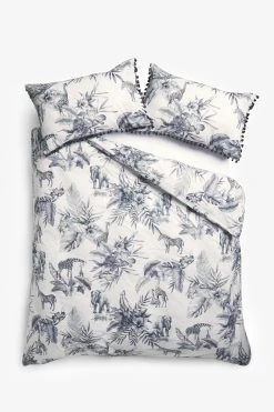 Next Floral Palm Leaf Safari Animal Duvet Cover And Pillowcase Set -Furn Online 898462s2