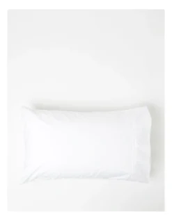Alternative view of 300TC Australian Superfine Cotton U-Shaped Pillowcase In White