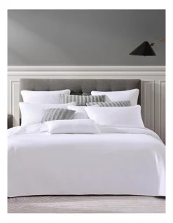 Alternative view of Cornell Pillowcase Pair White