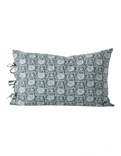 Jaipur Standard Pillowcase In Mineral/Indian Teal