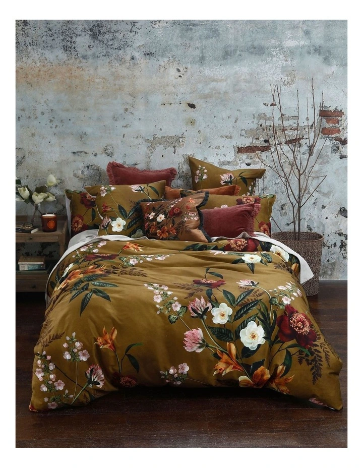 Isola European Pillowcase In Mustard 4 Isola European Pillowcase In Mustard - Image 2