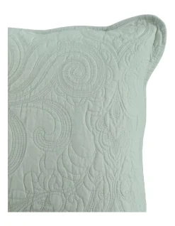 Alternative view of Gabriella European Pillowcase In Sage