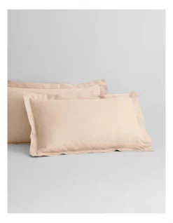 Abbotson Tailored Pillowcase Pair In Buff
