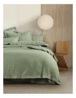 Alternative view of Abbotson Tailored Pillowcase Pair In Cactus