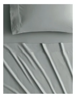 Alternative view of Egyptian Cotton 500tc Twill Pillowcase Pair In Tidal