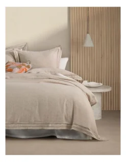 Alternative view of Wittman Tailored Pillowcase Pair In Flax