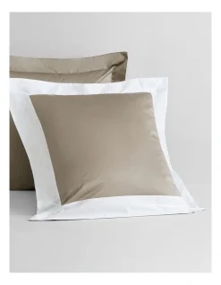 Estrel Lux Tailored European Pillowcase In Dust