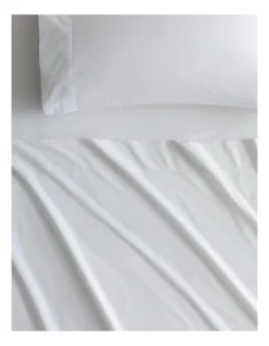 Alternative view of Byren Percale Pillowcase Pair In White