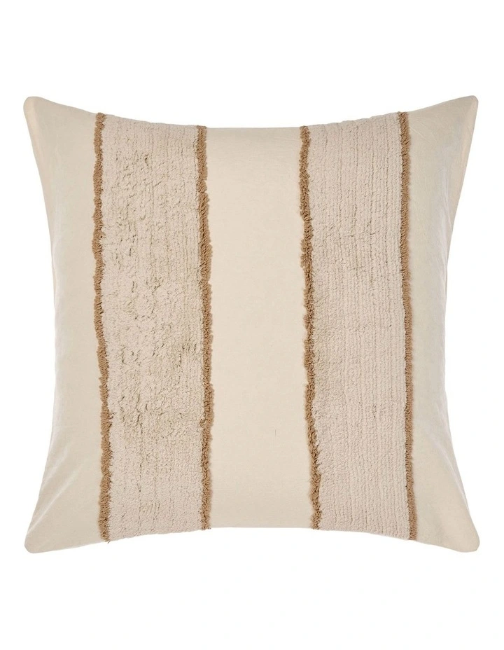 Linen House Calder European Pillowcase In Oatmeal 3 Linen House Calder European Pillowcase In Oatmeal